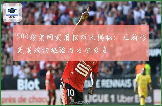 500彩票网实用技巧大揭秘：让购彩更高效的经验与方法分享